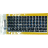 Наклейка на клавіатуру BestKey непрозора чорна, 76, синій (BKU13BLU/013)