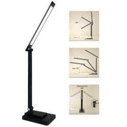 Настільна лампа Євросвітло LED Ridy-10-2 10 Вт чорна