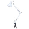 Настільна лампа Євросвітло Ridy-027 E27 зі струбциною біла