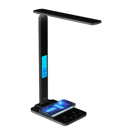 Настільна лампа Media-Tech MT222, QI, 3000-6500К, 750 Lm, black (MT222K)