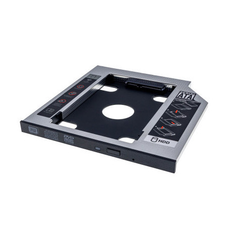 Фрейм-перехідник Grand-X HDD 2,5'' SATA2/SATA3 Slim 9,5mm (HDC-24С)