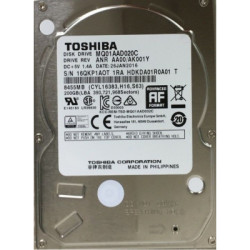 Жорсткий диск для ноутбука 2.5" 200GB Toshiba (MQ01AAD020C)