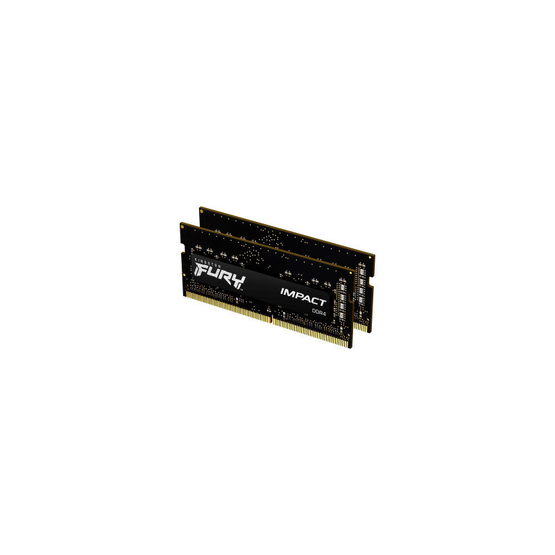 Модуль пам'яті для ноутбука SoDIMM DDR4 16GB (2x8GB) 3200 MHz Fury Impact Kingston Fury (ex.HyperX) (KF432S20IBK2/16)
