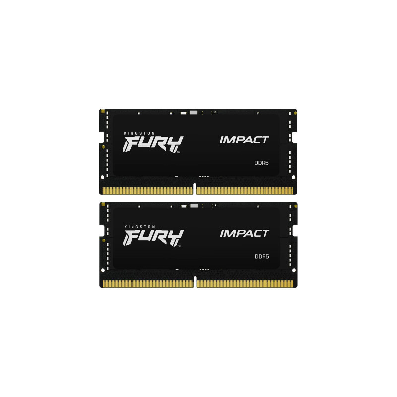 Модуль пам'яті для ноутбука SoDIMM DDR5 32GB (2x16GB) 4800 MHz Kingston Fury (ex.HyperX) (KF548S38IBK2-32)