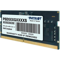Модуль пам'яті для ноутбука SoDIMM DDR5 8GB 4800 MHz Patriot (PSD58G480041S)