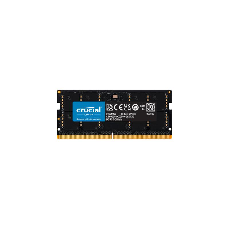 Модуль пам'яті для ноутбука SoDIMM DDR5 8GB 5600 MHz Micron (CT8G56C46S5)