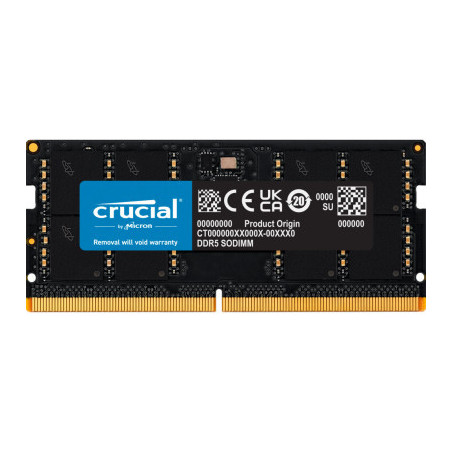 Модуль пам'яті для ноутбука SoDIMM DDR5 8GB 5600 MHz Micron (CT8G56C46S5)