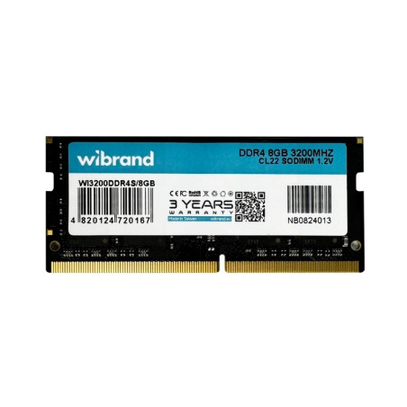 Модуль пам'яті для ноутбука SoDIMM DDR4 8GB 3200 MHz Wibrand (WI3200DDR4S/8GB)