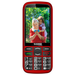 Мобільний телефон Sigma Comfort 50 Optima Type-C Red (4827798122327)