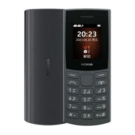 Мобільний телефон Nokia 105 SS 2023 (no charger) Charcoal