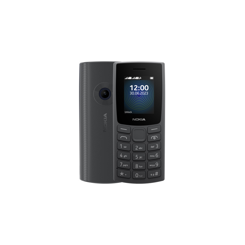 Мобільний телефон Nokia 110 DS 2023 Charcoal (1GF019FPA2C01)
