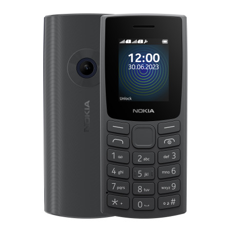 Мобільний телефон Nokia 110 DS 2023 Charcoal (1GF019FPA2C01)