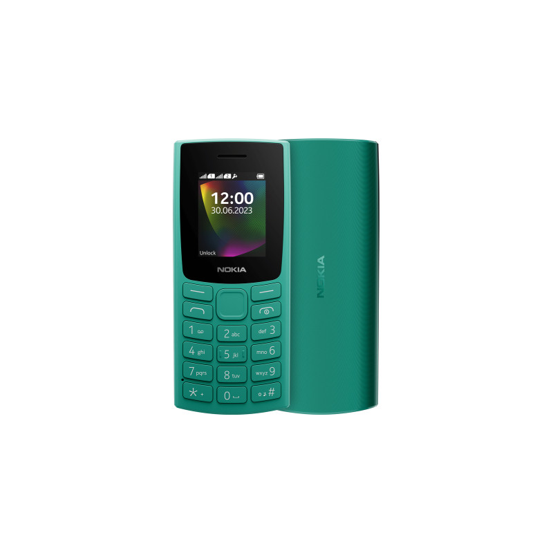 Мобільний телефон Nokia 106 DS 2023 Green (1GF019BPJ1C01)