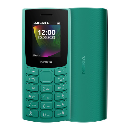 Мобільний телефон Nokia 106 DS 2023 Green (1GF019BPJ1C01)
