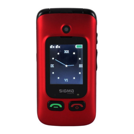 Мобільний телефон Sigma Comfort 50 Shell Duo Type-C Red Black (4827798212516)