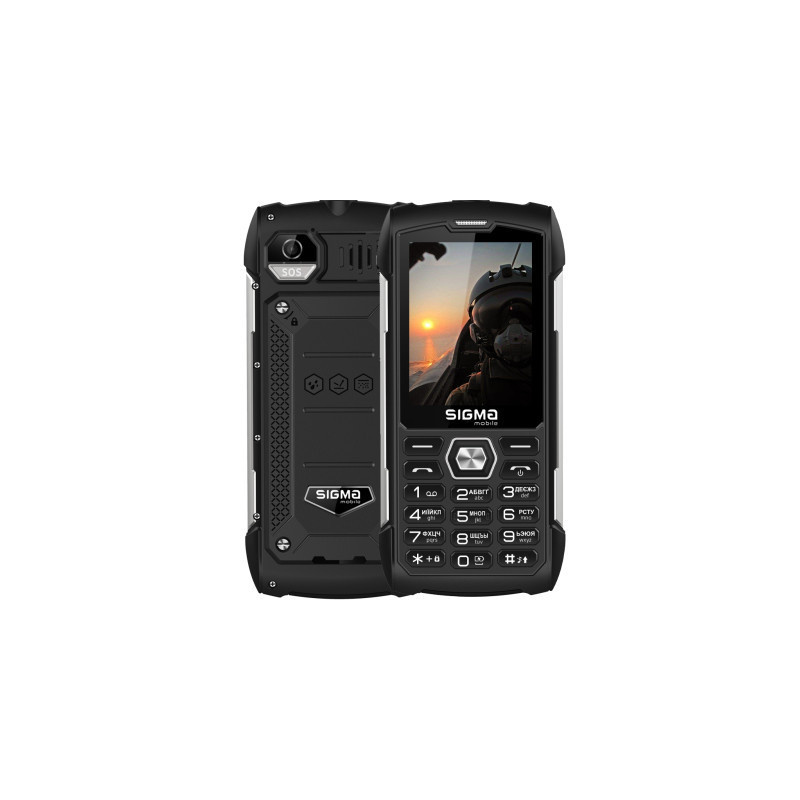 Мобільний телефон Sigma X-treme PK68 Black (4827798466711)