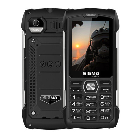 Мобільний телефон Sigma X-treme PK68 Black (4827798466711)