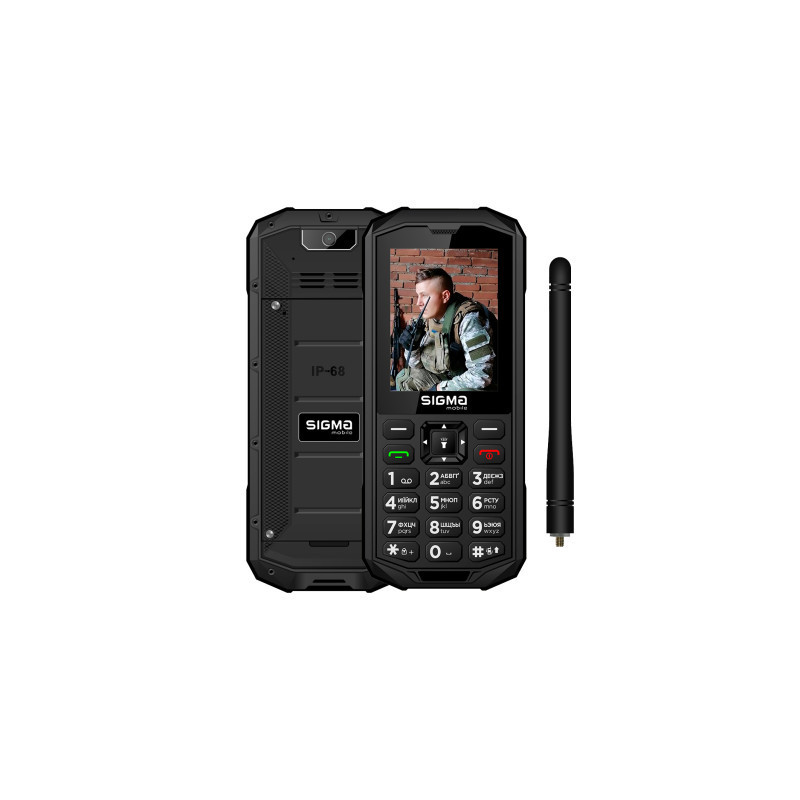 Мобільний телефон Sigma X-treme PA68 WAVE Black (4827798466612)