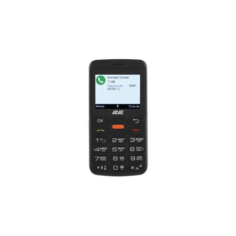 Мобільний телефон 2E T180 MAX Black (688130251051)