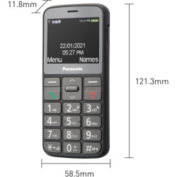 Мобільний телефон Panasonic KX-TU160 Black (KX-TU160EXB)