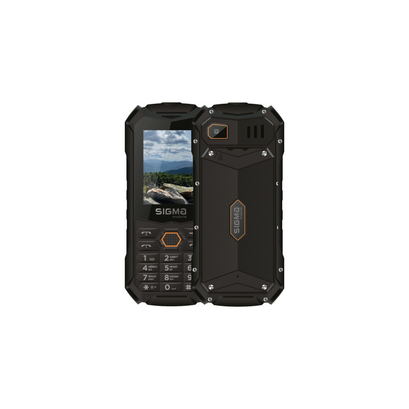 Мобільний телефон Sigma X-treme PV68 Black Orange (4827798738221)