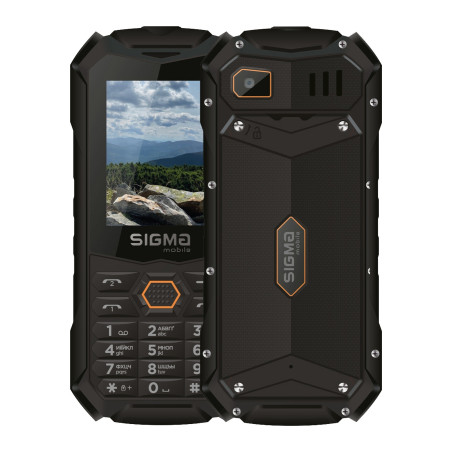 Мобільний телефон Sigma X-treme PV68 Black Orange (4827798738221)