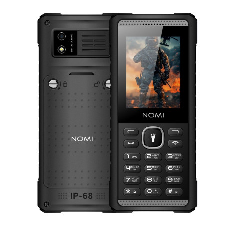 Мобільний телефон Nomi i2420 Black Grey