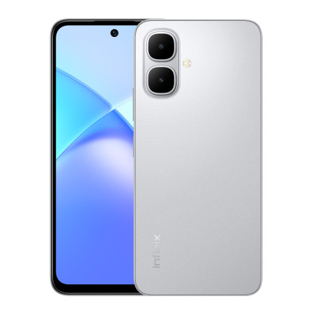 Мобільний телефон Infinix Smart 10 4/128Gb Titanium Silver (4894947084461)