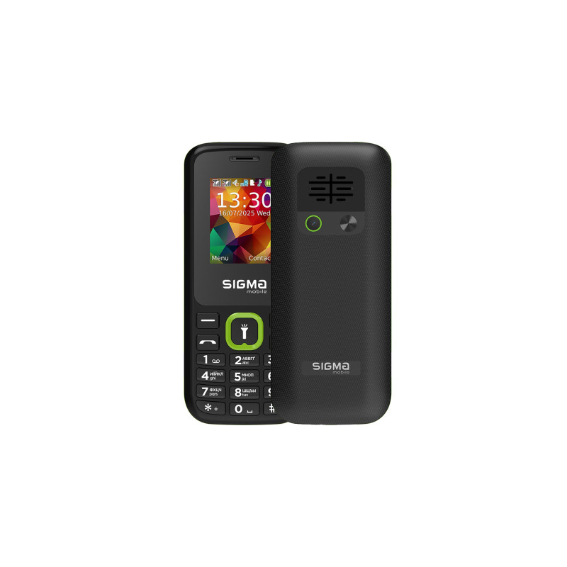 Мобільний телефон Sigma X-style 171 MINI Black-Green (4827798813720)