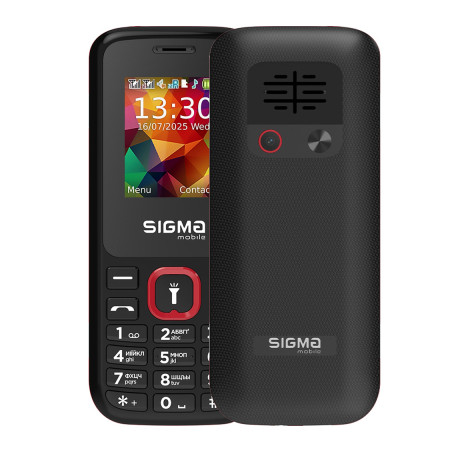 Мобільний телефон Sigma X-style 171 MINI Black-Red (4827798813744)