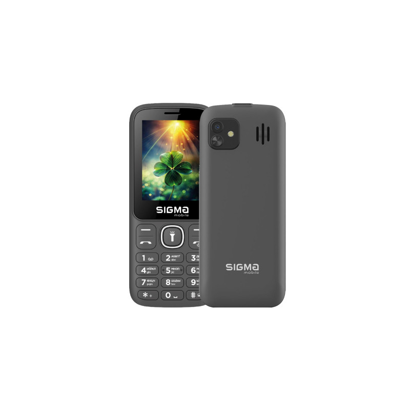 Мобільний телефон Sigma X-style 242 LUCKY Grey (4827798792926)