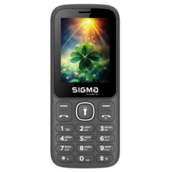 Мобільний телефон Sigma X-style 242 LUCKY Grey (4827798792926)