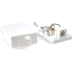 Телефонна розетка Eserver 1xRJ12 (WT-6009)