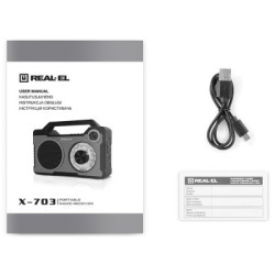 Портативний радіоприймач REAL-EL X-703 (EL121800002)