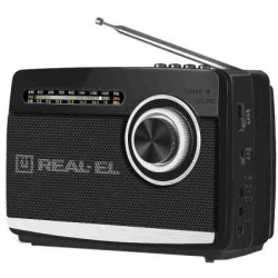 Портативний радіоприймач REAL-EL X-510 Black (EL121800003)