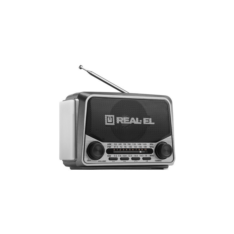 Портативний радіоприймач REAL-EL X-525 Grey (EL121800004)