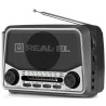 Портативний радіоприймач REAL-EL X-525 Grey (EL121800004)