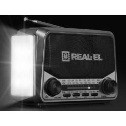 Портативний радіоприймач REAL-EL X-525 Grey (EL121800004)