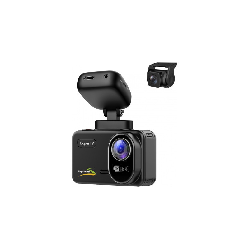 Відеореєстратор Aspiring Expert 9 Speedcam, WI-FI, GPS, 2K, 2 cameras (Aspiring Expert 9 Speedcam, WI-FI, GPS, 2K, 2 cameras)