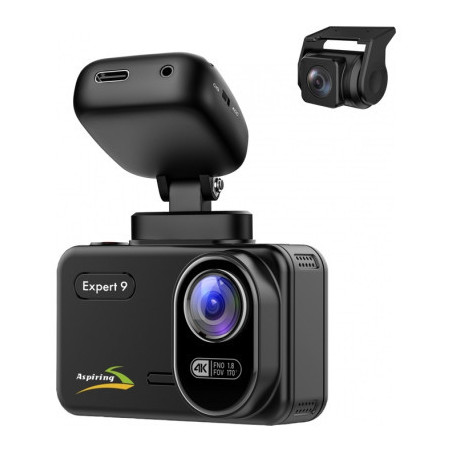 Відеореєстратор Aspiring Expert 9 Speedcam, WI-FI, GPS, 2K, 2 cameras (Aspiring Expert 9 Speedcam, WI-FI, GPS, 2K, 2 cameras)