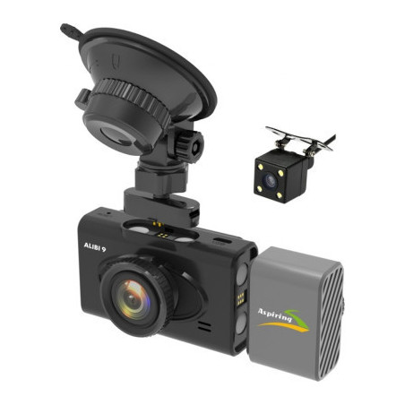 Відеореєстратор Aspiring Alibi 9 GPS, 3 Cameras, Speedcam (Aspiring Alibi 9 GPS, 3 Cameras, Speedcam)