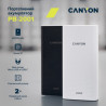 Батарея універсальна Canyon 20000mAh, Input 5V/2A, Output 5V/2.1A(Max), Black (CNE-CPB2001B)