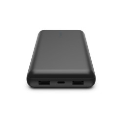 Батарея універсальна Belkin 20000mAh, USB-C, 2*USB-A, 3A, 6" USB-A to USB-C cable, Black (BPB012BTBK)