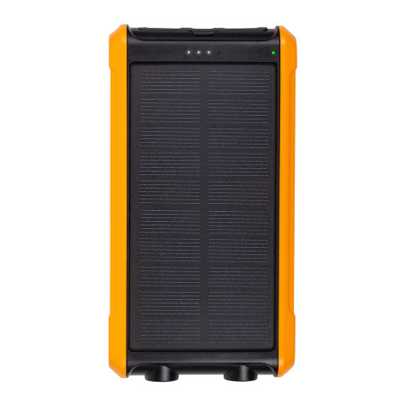Батарея універсальна PowerPlant 10000mAh, USB-A*2, + Solar 5.5V-0,2A (PB930494)