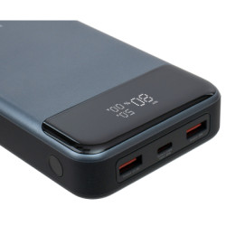 Батарея універсальна Vinga 30000 mAh 100W Display VA Grey (Li-Ion) (VPBB30100)