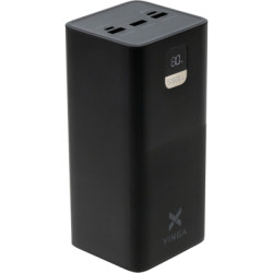 Батарея універсальна Vinga 50000 mAh 22.5W Display Black (VPBB5022)