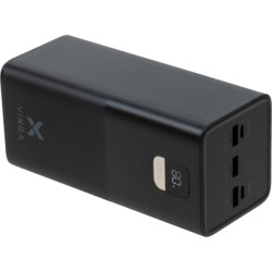 Батарея універсальна Vinga 50000 mAh 22.5W Display Black (VPBB5022)