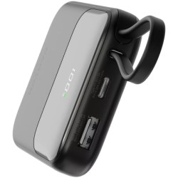 Батарея універсальна Canyon 10000mAh OnPower 101 PD/22.5W built-in cable Black (CNS-CPB101BK)