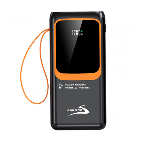 Батарея універсальна Aspiring Light 40 40000mAh PD/22.5W (PPLH.L04)