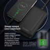 Батарея універсальна ColorWay 20 000 mAh Portable Charger (USB/QC3.0 + USB-C/PD/22.5W) Black (CW-PB200LPB4BK-PD)